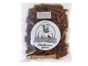 Ведро Ржаные гренки со вкусом сала с горчицей: Деревенские гренки с аджикой