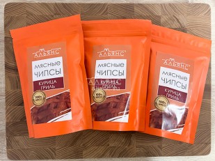 Рыба горячего копчения: Мясо (АЛЬЯНС) вяленое курица 