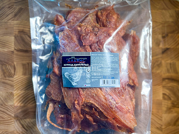 Мясо (АЛЬЯНС) вяленое курица 500гр "С халапеньо" в Домодедово