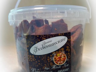 Мясо (АЛЬЯНС) вяленое курица в прянном томате (500гр): Гренки 