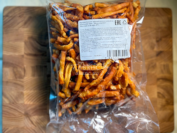 Нитка ЖАРЕНАЯ  Oktobersnack1 кг (сырный продукт) в Домодедово