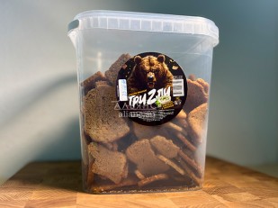 Гренки: Ведро Ржаные гренки со вкусом Сметана зелень (1 кг)