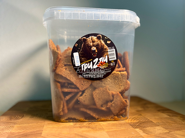 Ведро Ржаные гренки со вкусом Крылышки Барбекю (1 кг) в Домодедово