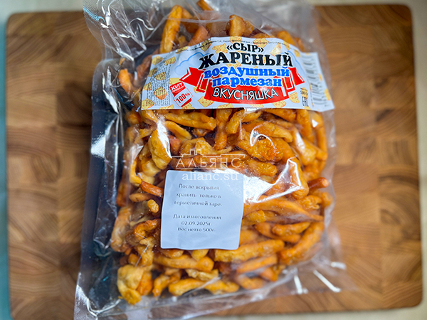 Жареный сыр "ВКУСНЯШКА" со вкусом пармезан (500 гр) в Домодедово