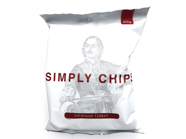 Картофельные чипсы "Simple chips" Пряный томат 80 гр. в Домодедово